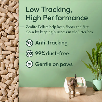 Purina  Breeze Cat Litter System Refill Pack with Ion Cat Litter Pads and Zeolite Pellet Cat Litter